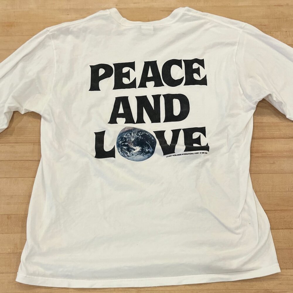 Stussy Long Sleeve Peace & Love Tee